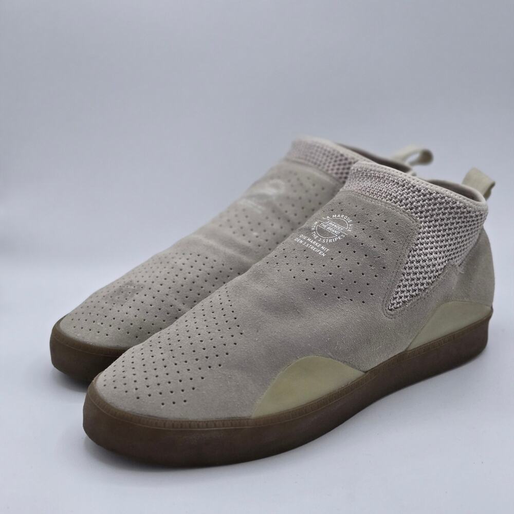 Adidas 3ST 002 ‘Clear Brown’ Mens CQ1205 Beige Suede Slip On 2018 Size 11